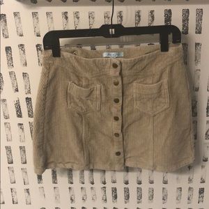 Corduroy skirt
